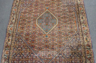 Orient Teppich, orange-beigegrundig,