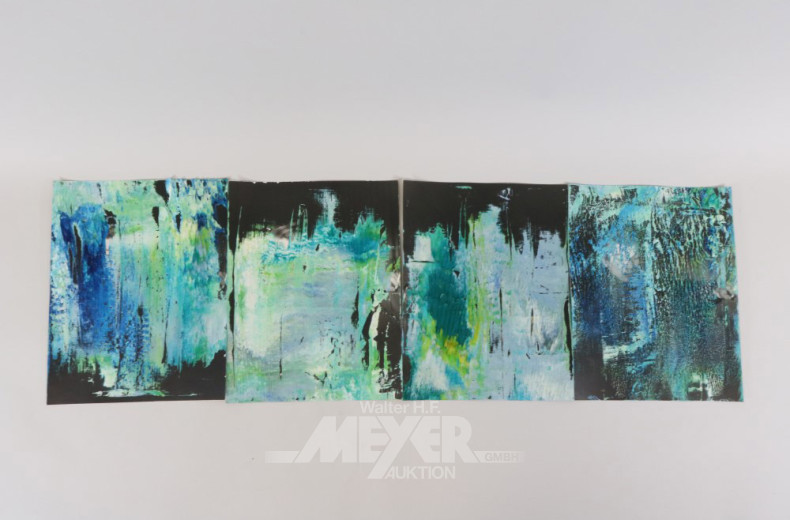 4 moderne Bilder, Serie, ''Growth'',