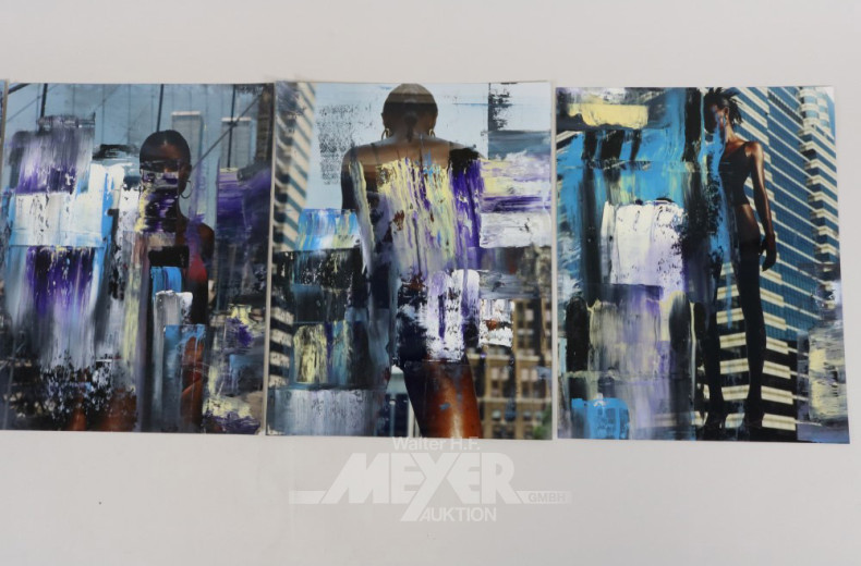 4 moderne Bilder, Serie,