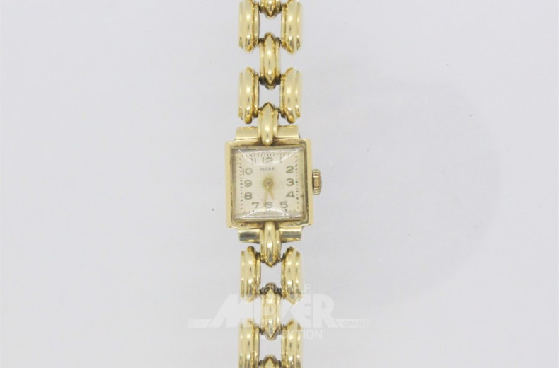 Damenuhr MARS, 585er GG, 50iger Jahre,