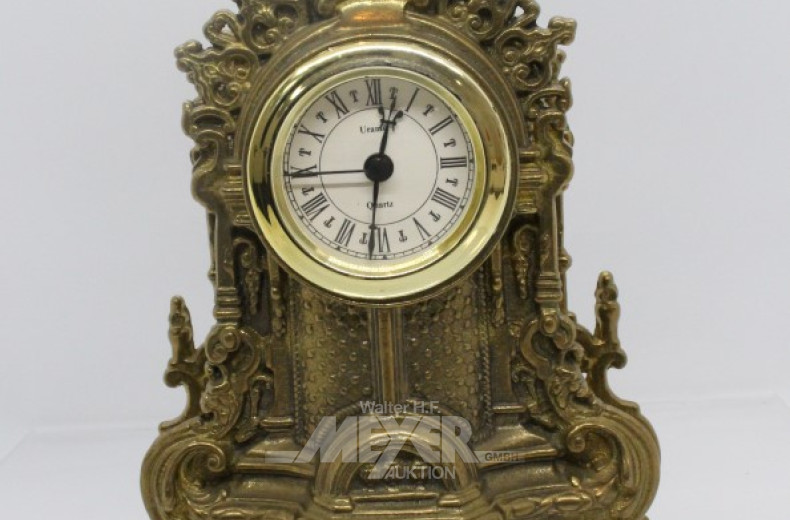 kl. Kaminuhr, Höhe: ca. 23 cm