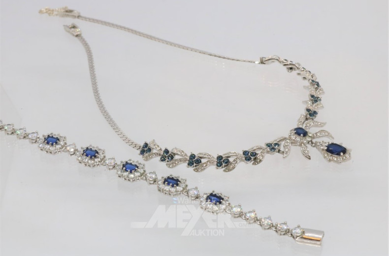 Schmuck-Set 2tlg., best. aus: Armband,