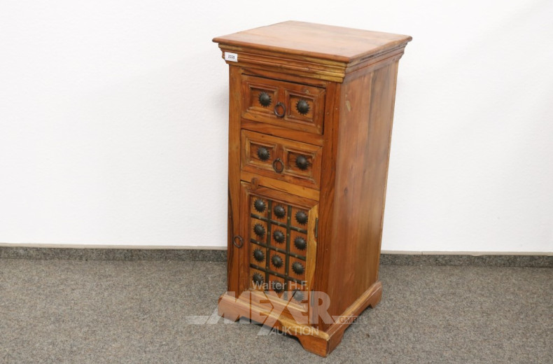 Kommode, Massiv-Holz, 1 türig,