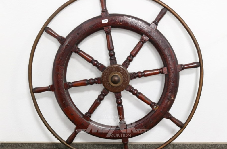 Schiffs-Steuer-Rad, Ø ca. 115 cm,