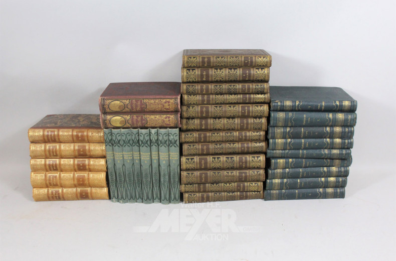 Konvolut antiquarischer Bücher: