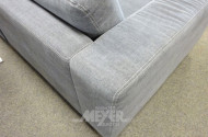 Sofa, Stoff grau, 2-tlg., 244 cm