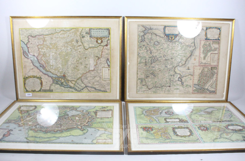 4 antiquarische Topogrphien