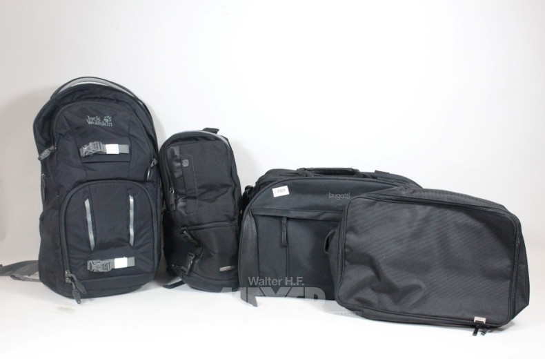 7 versch. Rucksäcke und Fotoaschen