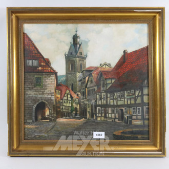 Gemälde ''Altstadtmotiv'',