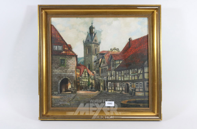 Gemälde ''Altstadtmotiv'',