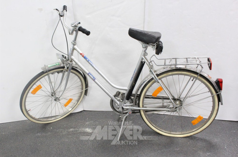 Damen-Fahrrad NSU, silberfarben