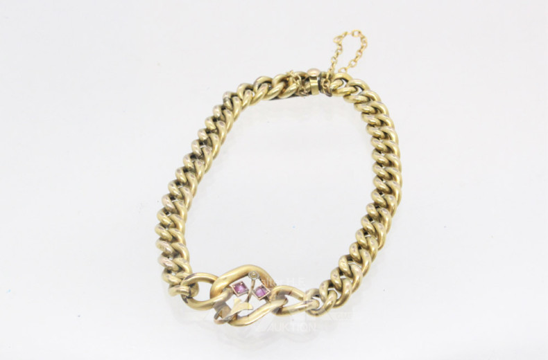 Panzerarmband, vergoldet