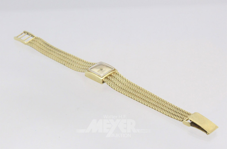 Damenarmbanduhr ESTIMA, 585er GG,