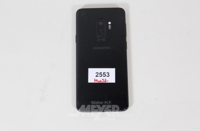 Smartphone SAMSUNG Galaxy S9+, schwarz