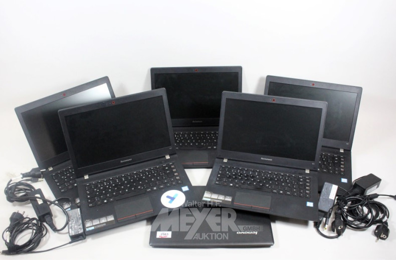 6 Laptops LENOVO, Typ: E31-80,