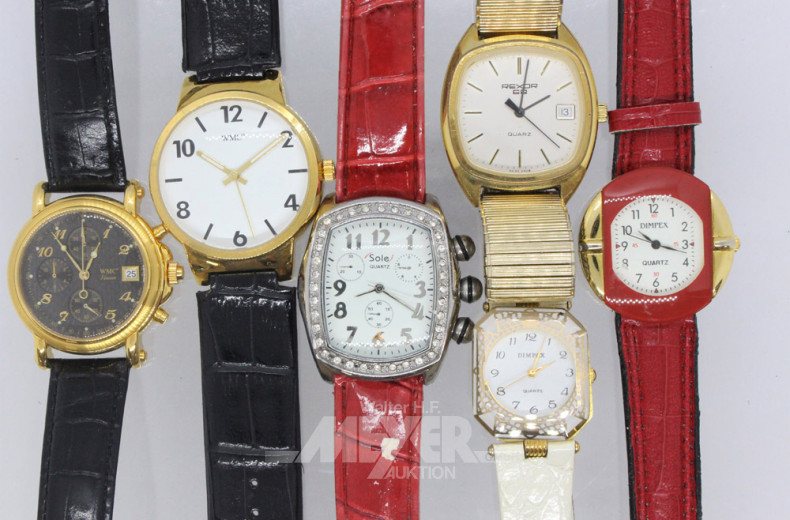 30 div. Armband- und Taschenuhren