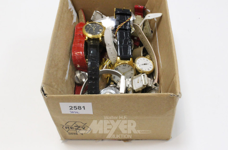 30 div. Armband- und Taschenuhren