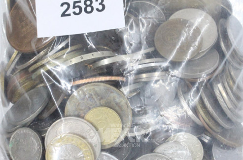 gr. Posten div. Münzen