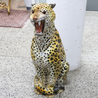 gr. Keramikfigur ''Leopard''