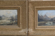 Paar Gemälde ''Landschaftsdarstellungen'',