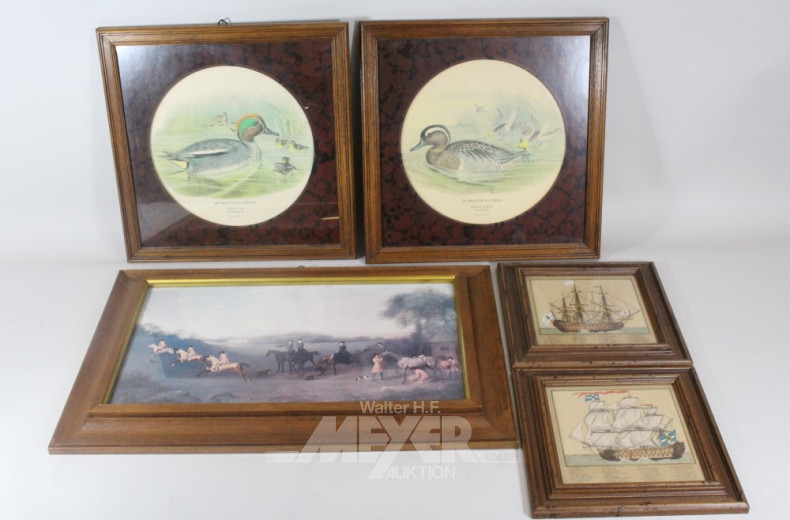 Posten versch. Bilder und Drucke,