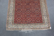 Orient-Teppich, rot-/beigegrundig,