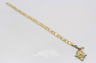 Armband, 585er GG, Anhänger kein Gold,