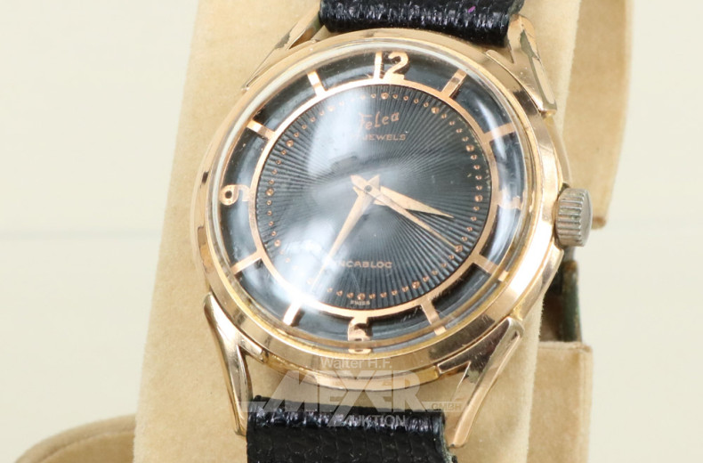 Schmuckbox mit 5 Armbanduhren, Vintage