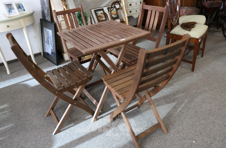 kl. Gartensitzgruppe mit Tisch, 5-tlg.