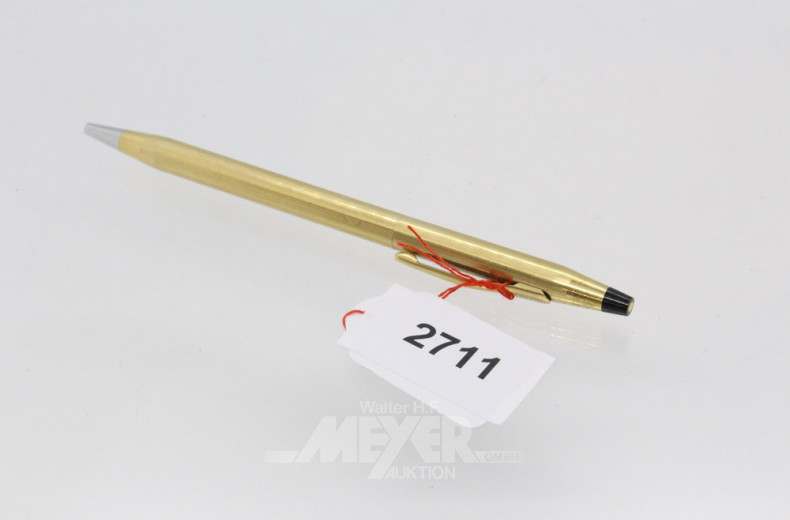 Kugelschreiber CROSS vergoldet mit