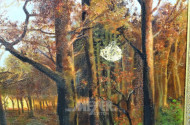 Gemälde, ''Herbstlicher Wald''