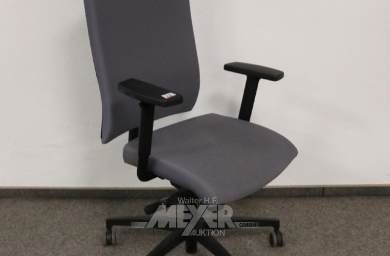 Armlehnen-Bürodrehstuhl DAUPHIN, Bezug