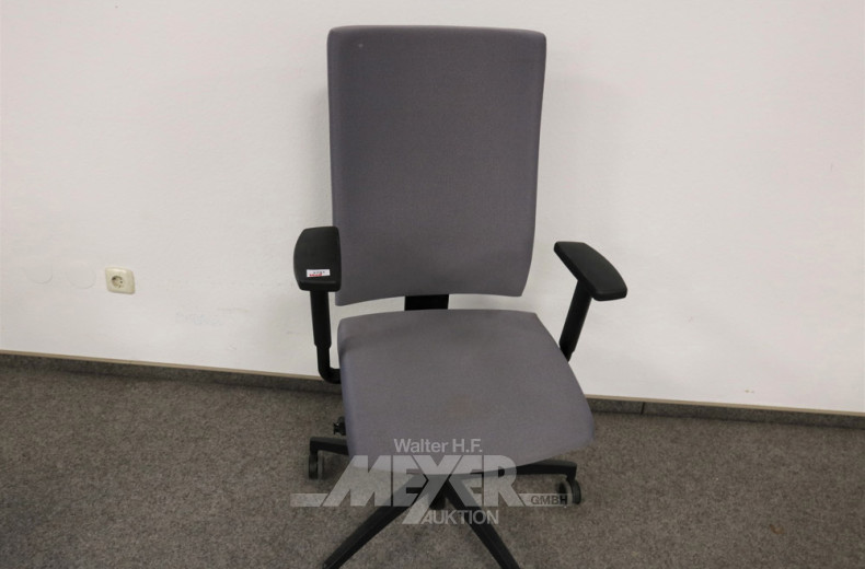 Armlehnen-Bürodrehstuhl DAUPHIN, Bezug