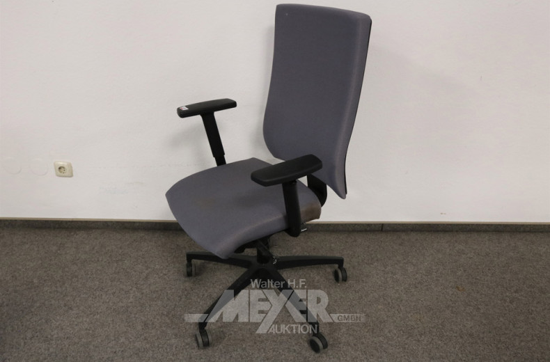 Armlehnen-Bürodrehstuhl DAUPHIN, Bezug