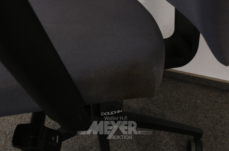 Armlehnen-Bürodrehstuhl DAUPHIN, Bezug