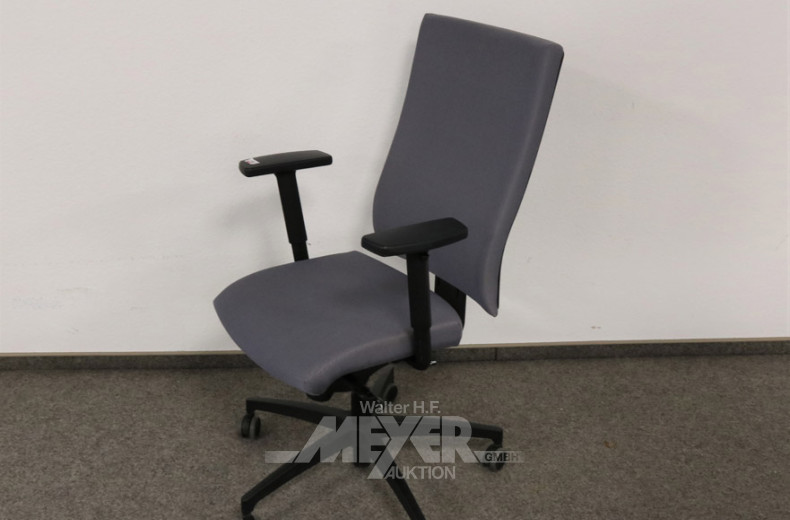 Armlehnen-Bürodrehstuhl DAUPHIN, Bezug