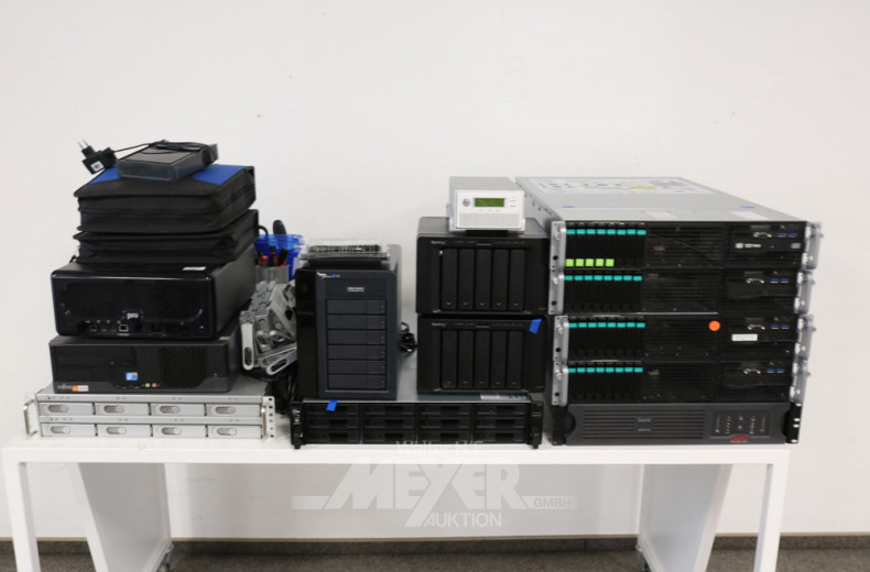 Server best. aus: 5 Festplatten Racks