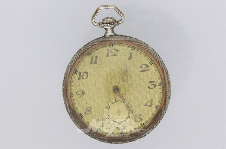 Taschenuhr 800 Silber Remontoir