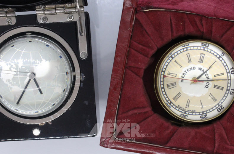 19 Uhren Armband-, Taschen- u. Tischuhren