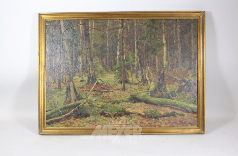 Gemälde ''Waldlandschaft'',