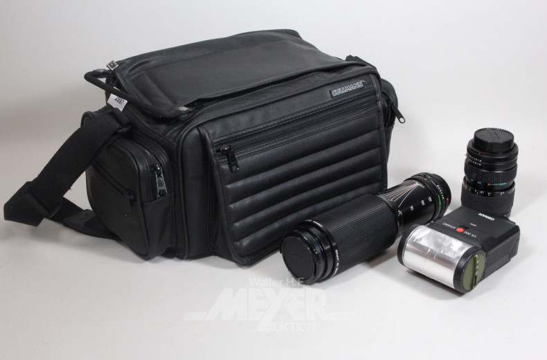 Foto- Kamera CANON A 1 mit 2 Objektiven