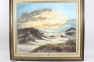 Gemälde ''Abendliche Dünenlandschaft''