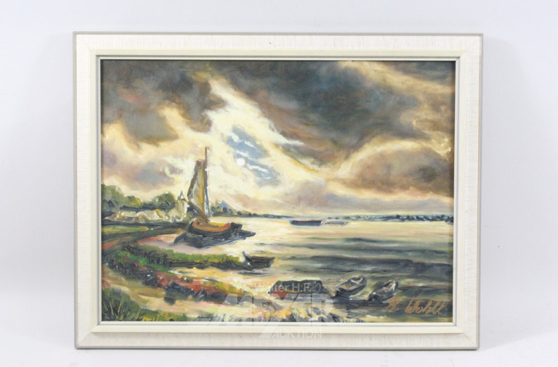 Aquarell ''Blumenstillleben'',