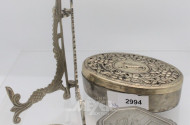 2 Metalldosen Münzen, Medaillen,