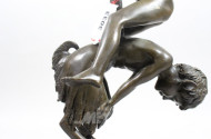 Bronzefigur ''Der Bocksprung'',