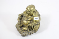 Messingfigur ''Buddha'', Höhe: ca. 21 cm