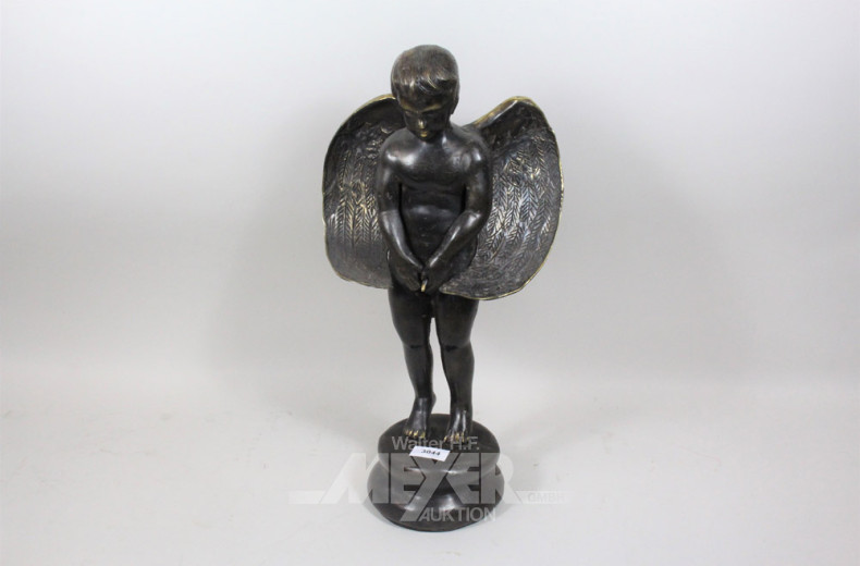 Messingfigur ''Engel'', Höhe: ca. 49 cm