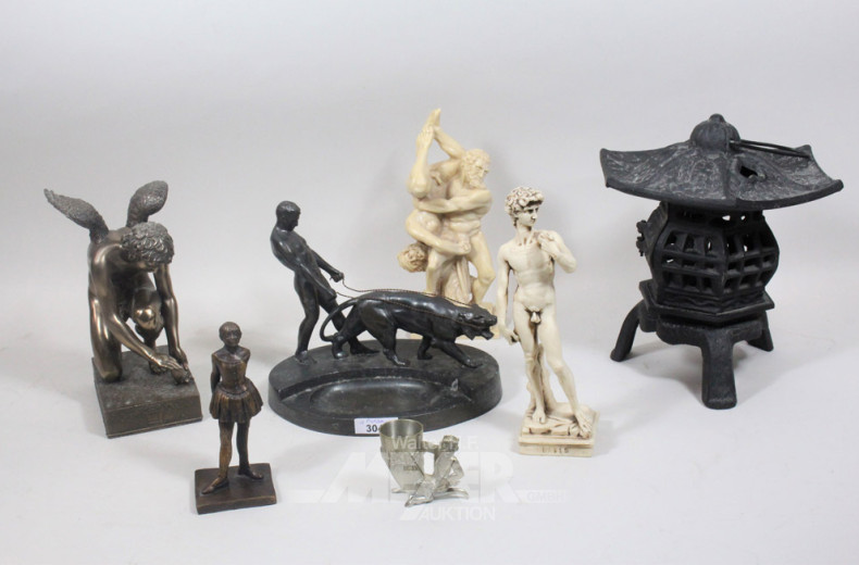 Posten versch. figürl. Darstellungen u.