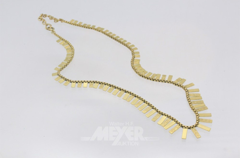 Collier, 333er GG, Länge: ca. 44 cm,
