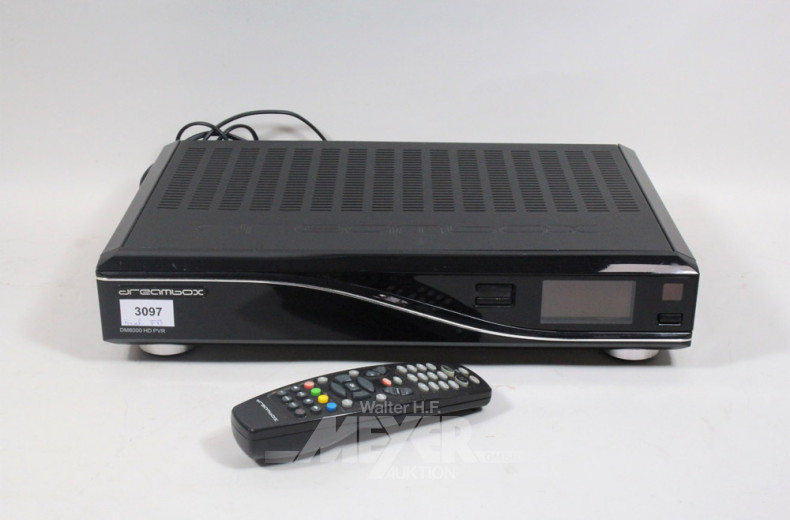 Satellitenempfänger DREAMBOX, schwarz,